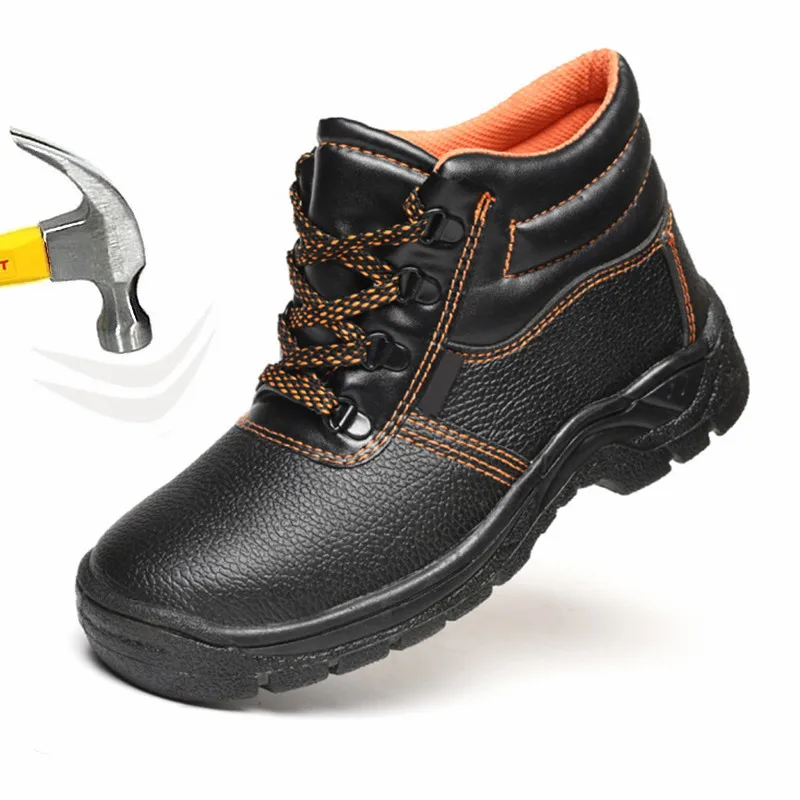 Wholesale Custom Manufacturers Wholesale Labor Insurance Steel Toe Cat Safety Shoes Leather Safety Boots