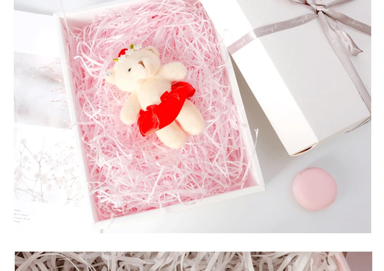 Multicolored Raffia Paper Shreds & Strands Shredded Crinkle Confetti for DIY Gift Wrapping & Basket Filling