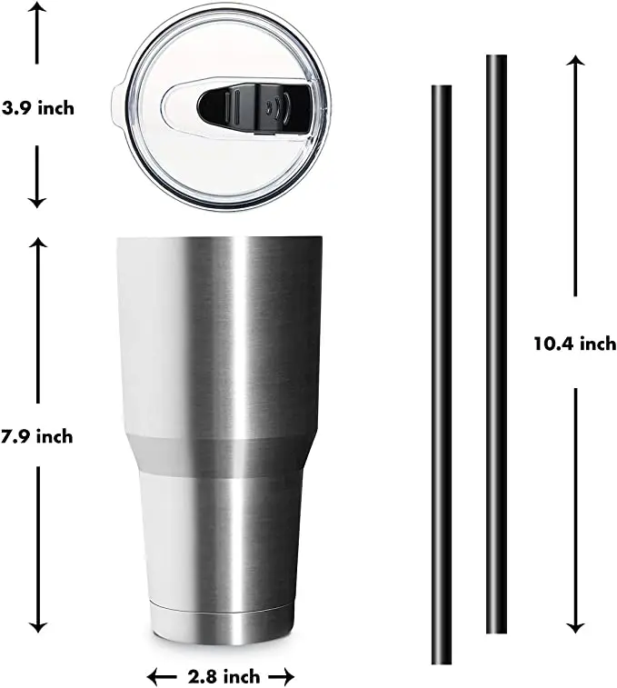 Custom Travel Black Double Wall Coffee Tumbler Cup Wholesale 20Oz Stainless Steel Tumbler Insulated Coffee Cup