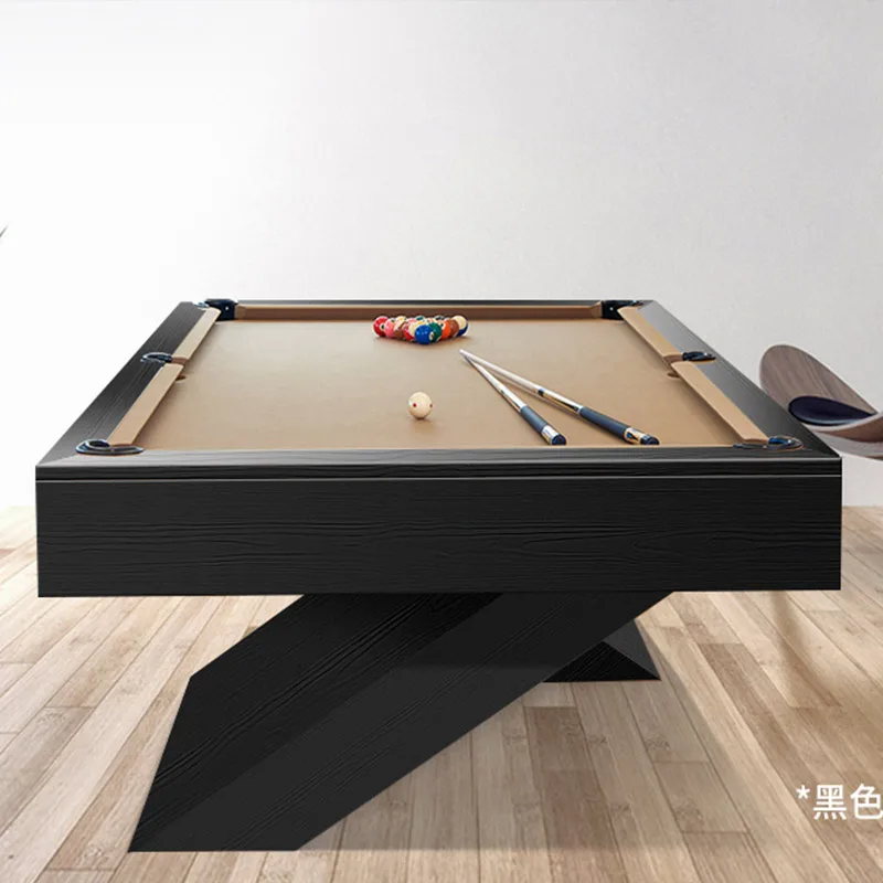 High end white color Pool Sport and Solid wood Rail Material billiard table