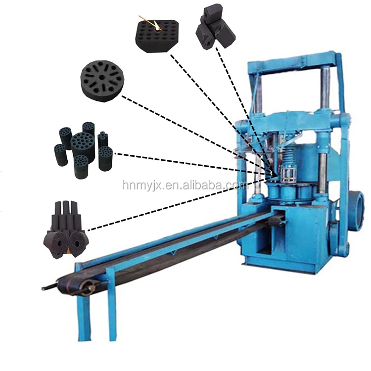 Honeycomb Coconut Shell Wood Sawdust Charcoal Briquette Machine For Briquetting Coal Powder