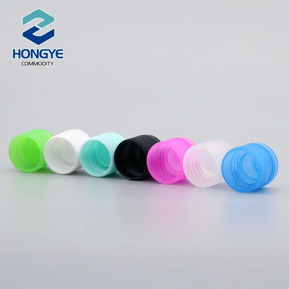 screw cap plastic lids 18mm 20mm 24mm Cosmetic packaging plastic flip top cap