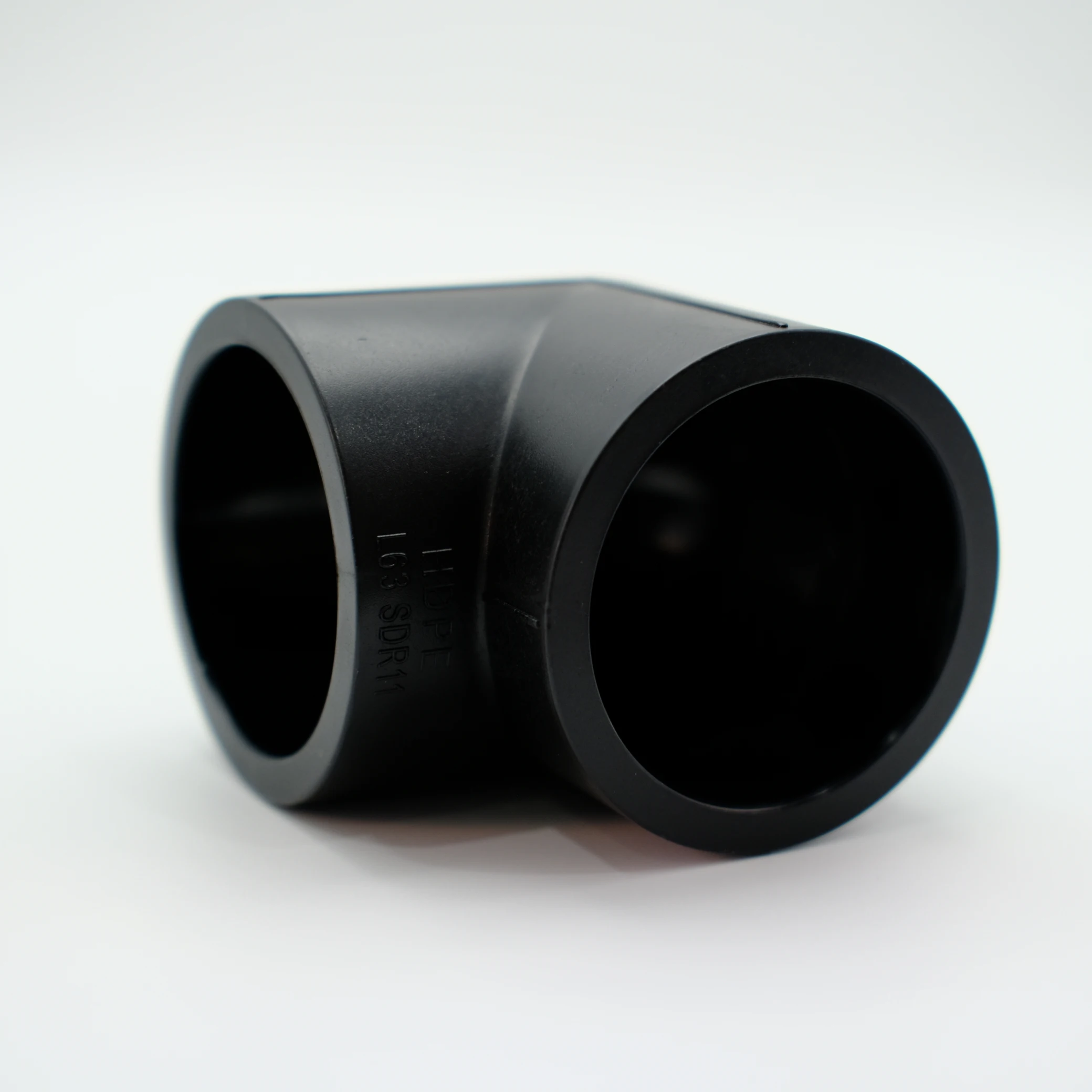 Горячая распродажа фитинги для труб промышленного класса Hdpe розетка 90 ° подачи воды на локоть