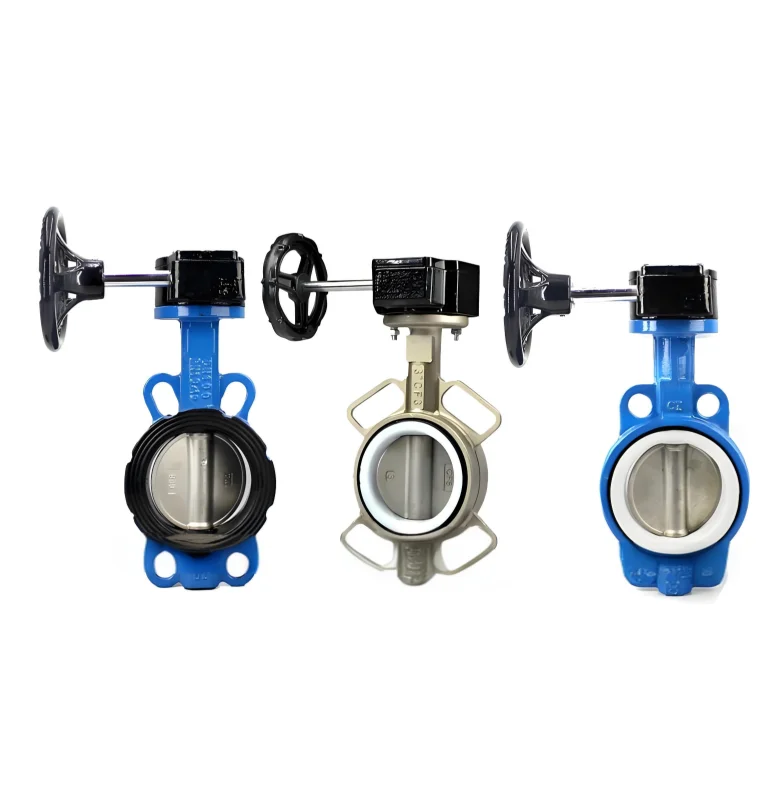 CE/ISO/DIN/ANSI высокая температура PN16 DN60/100/500 Червячная Шестерня типа PTFE Центровой уплотнительный Дроссельный клапан для нефтяного газа