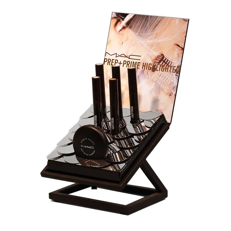 Professional Design Counter Top Acrylic Makeup Display Stand