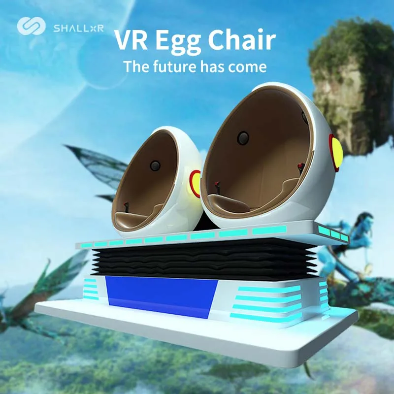9d Vr Shark 2 мест симулятор машины виртуальной реальности яйцо
