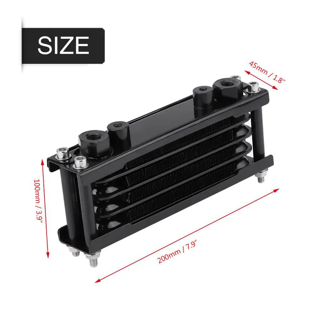 Motorcycle oil cooler is applicable to Honda engine horizontal engine bent beam 50 - 125 displacement oil cooler