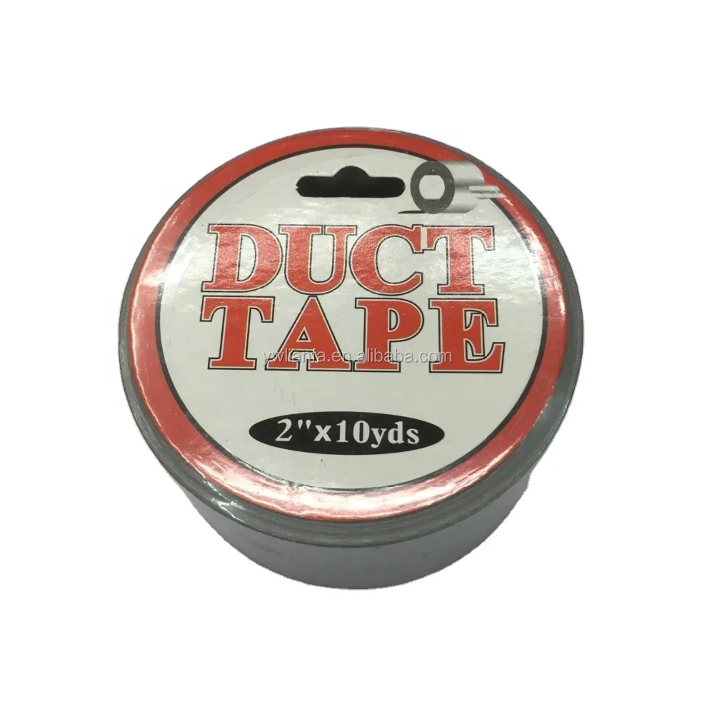 India hot sale strong sticky silver PE duct tape water-proof packing tape black book and carpet binding adhesive cloth tape