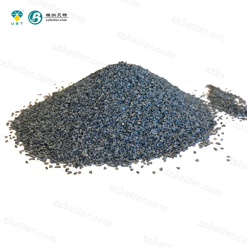 Cemented crushed tungsten carbide grit metal curshed grit for carbide composite rods
