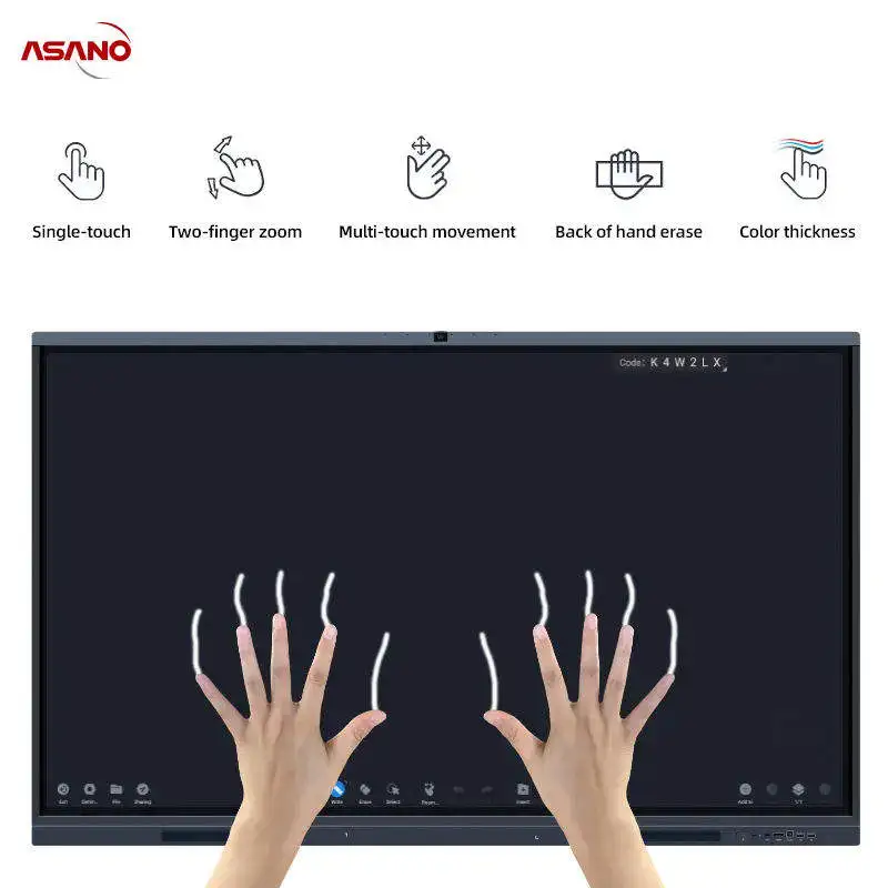 ASANO Bottom price Touch Screen	interactive digital whiteboard China manufacturer