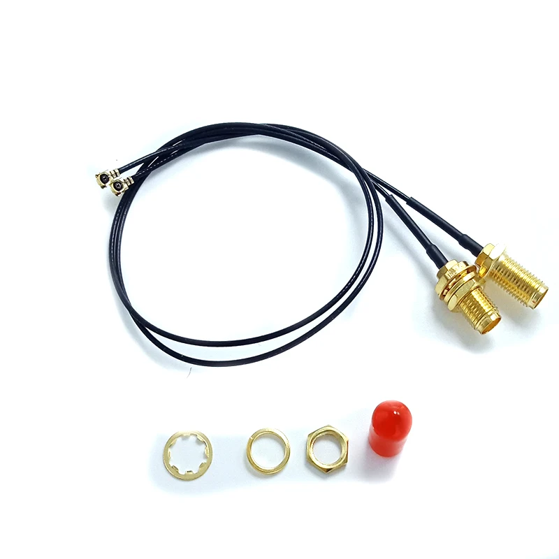 Rugged durable and flexible cable assembly RF coaxial antenna cable