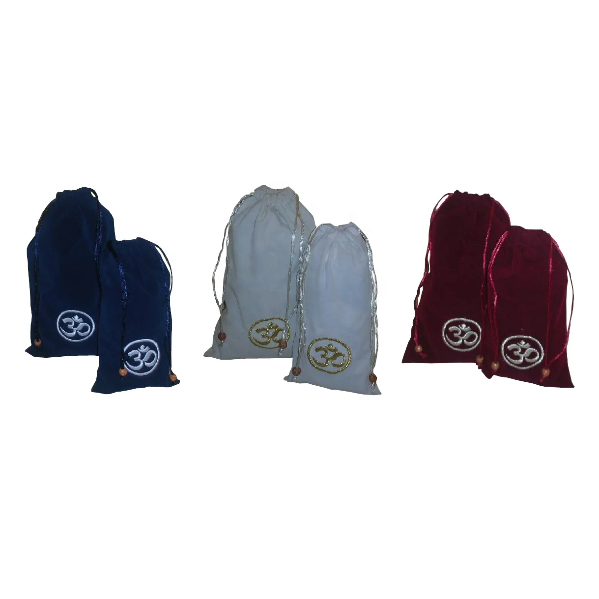 2024 Custom Logo Packaging Velvet Pouch Drawstring Bag Luxury Colored Jewelry Velvet Gift Bag