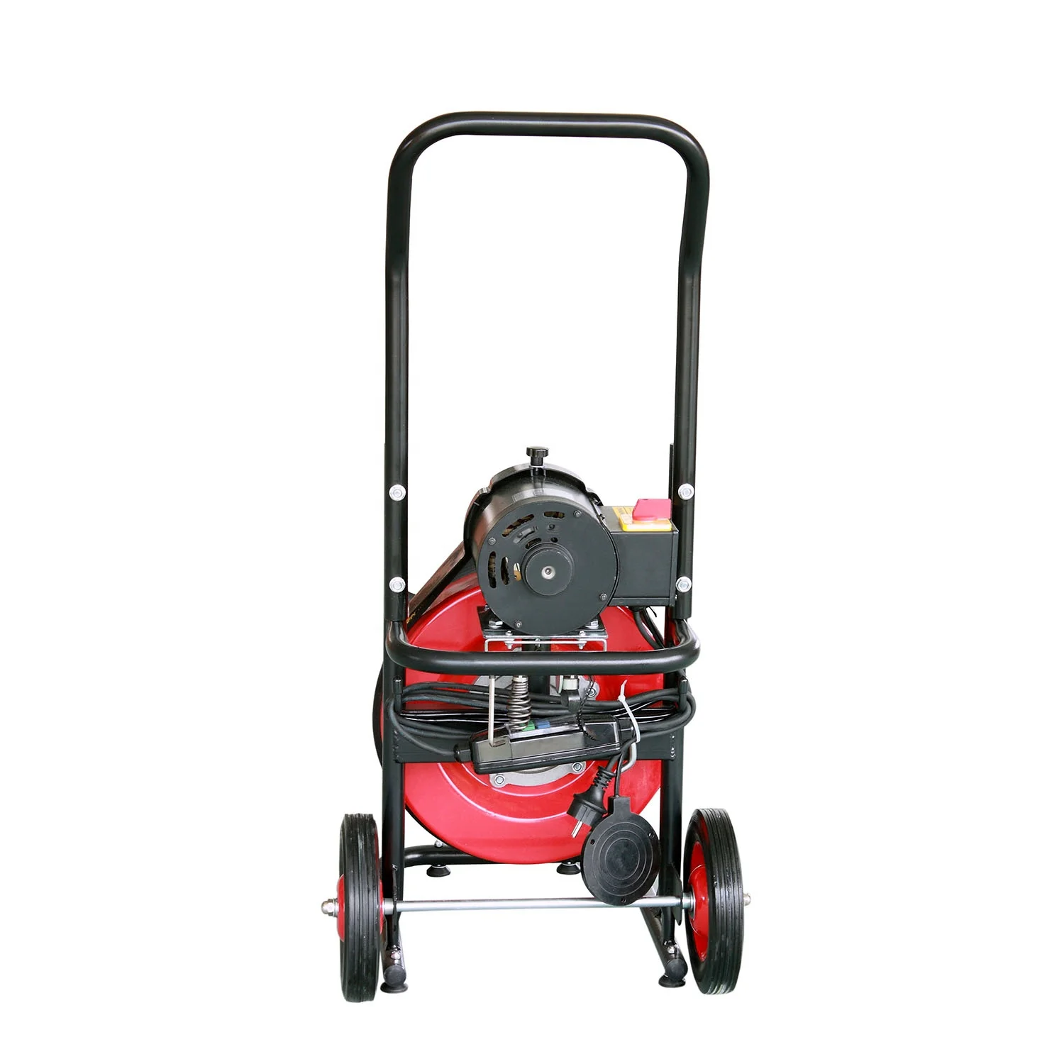 Drain Cleaning Snake Auger 120-Volt Drum Machine with 1/2 in. x 50ft. Cable + 4-Piece Tool Set