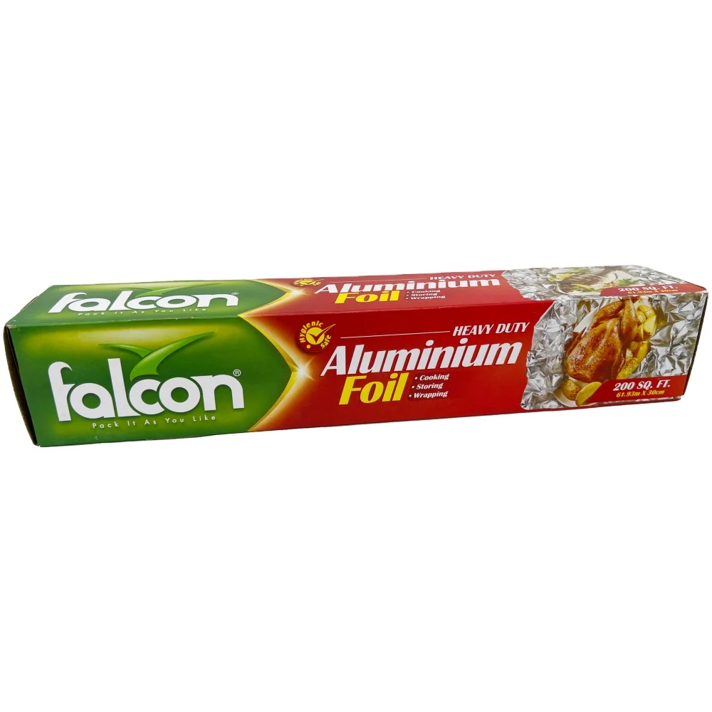 Heavy Duty Household Aluminum Foil Rolls Food Safe Foil Wrap Best for Kitchen Baking