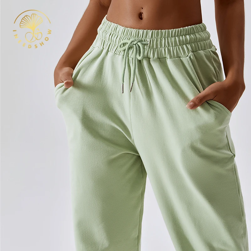 Wholesale Fashion Plus Size Blank Fitness Oversized Cotton Joggers Sports Workout Jogging Casual Gym Sweat Pants For Women