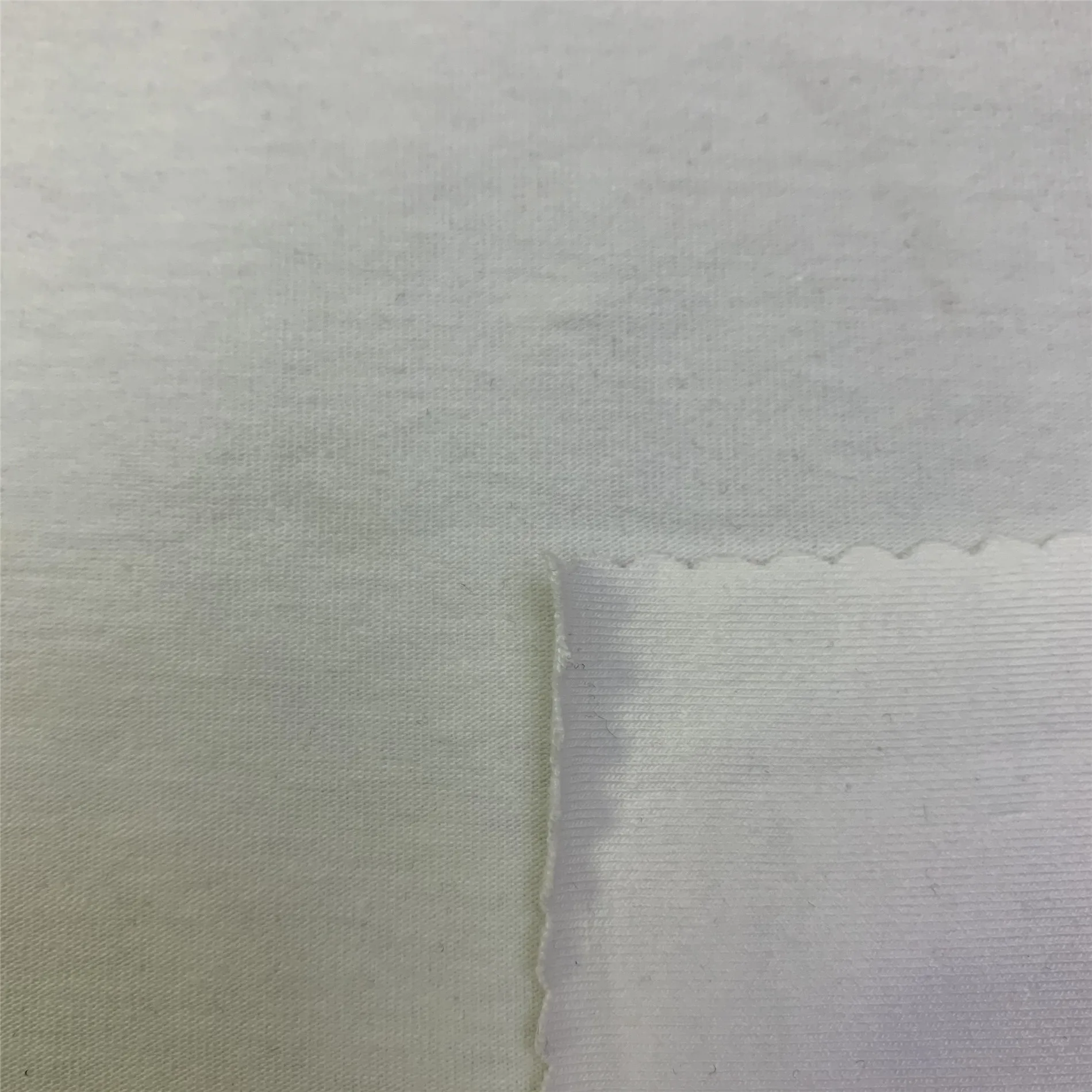  Мягкий 180GSM однотонные белые вискоза искусственное волокно спандекс 96/4 вязаная ткань джерси ламинированные