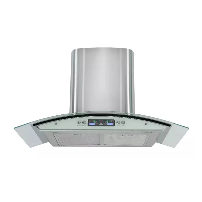 Chinese export kitchen appliances copper motor kitchen range hood / cooker hood