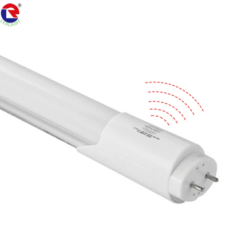 microwave sensor led bulb light 1200mm motion sensor t8 led tube light 18w  dimmable