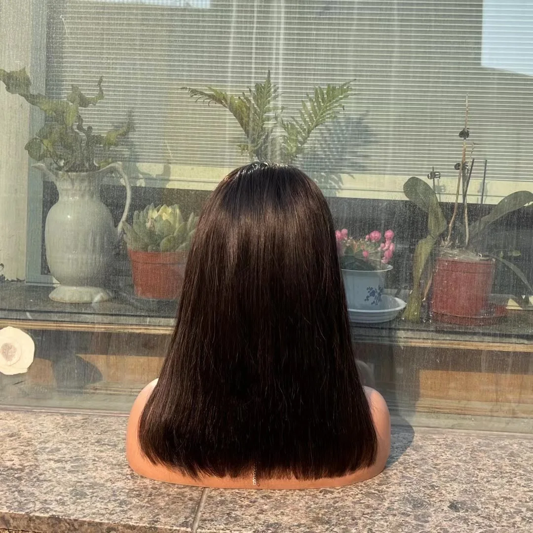 Wholesale cheap human hair wigs 13*4 Bob Wig Virgin hair ST women wigs human hair