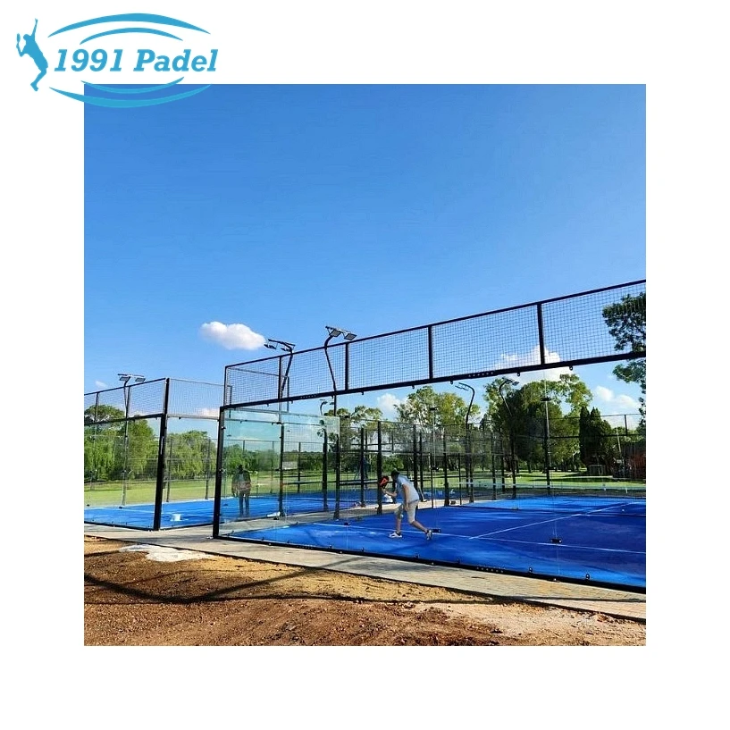 2024 New Design Outdoor Panoramic Padel Tennis Court Wholesale buy Paddle Court Cancha de Padel