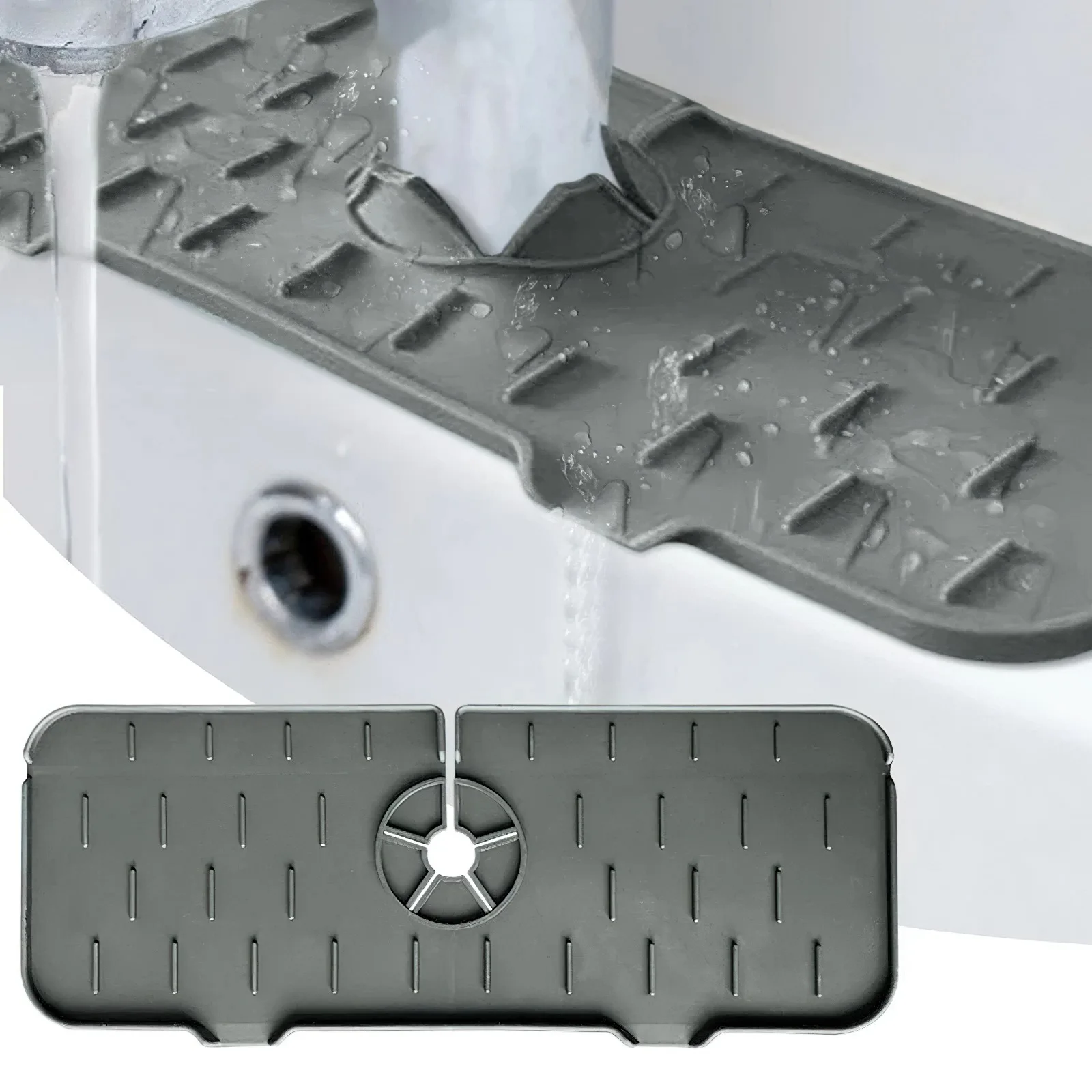 Silicone Kitchen Kitchenware Accessories Washers Faucet Absorbent Mat Faucet Handle Drip Catcher Tray Sink Splash Guard