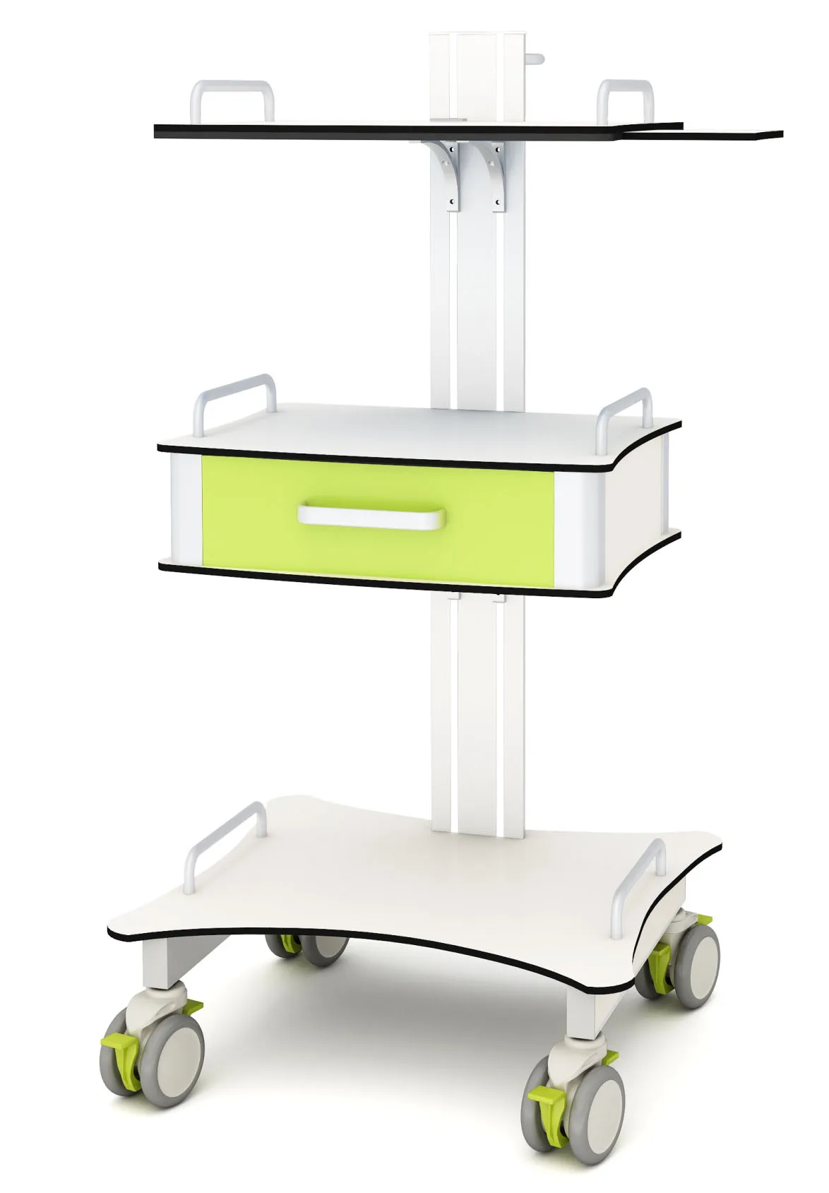
Factory Direct HPL Board Hospital Rescue Multifunctional Medicine Delivery Cart Vehicle trolley medical Emergency Trolley 