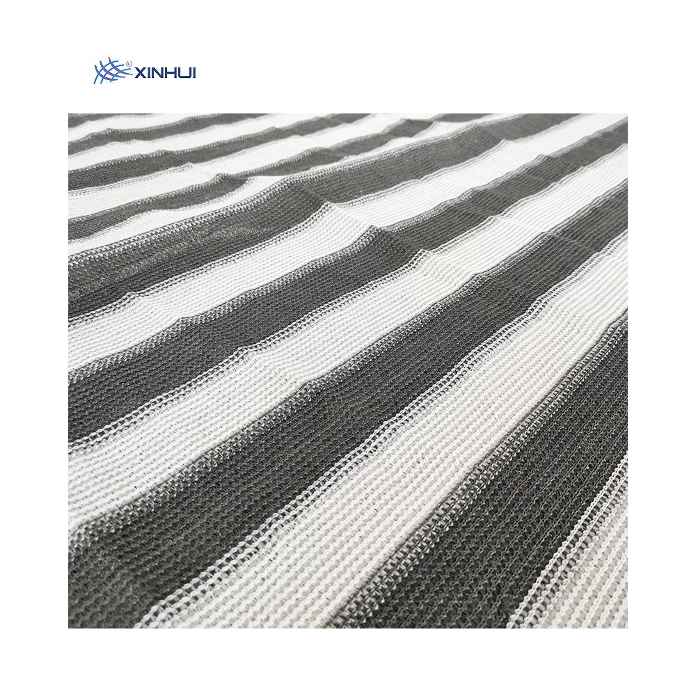 Width 0.8m telescopic wave sunshade hdpe anti-uv customize home terrace balcony privacy net balcony privacy screen