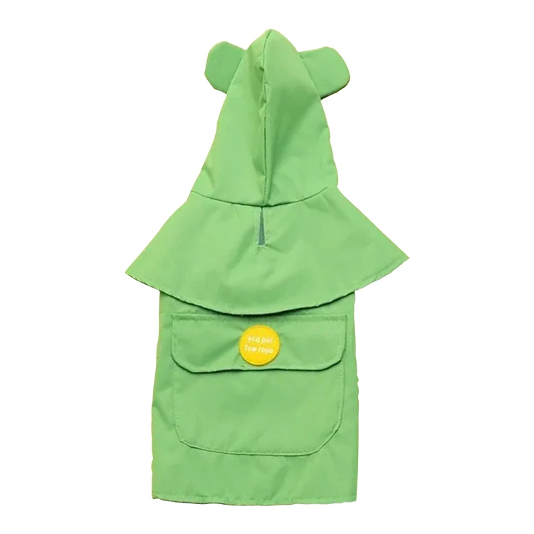 Factory direct dog raincoat full package four legs waterproof poncho teddy small medium rain shelter clothing