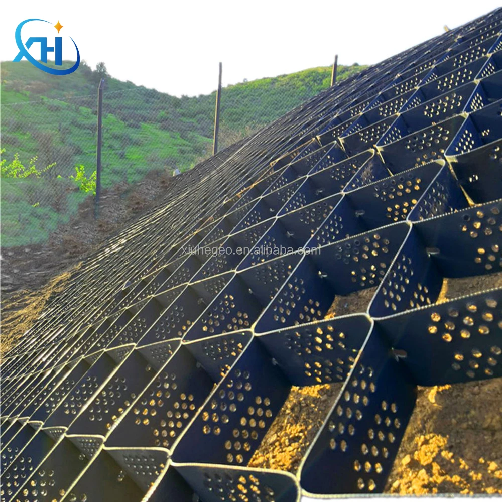 Factory Price HDPE Geocell for Slope Reinforcement Honey Comb Cell Customized Geocell