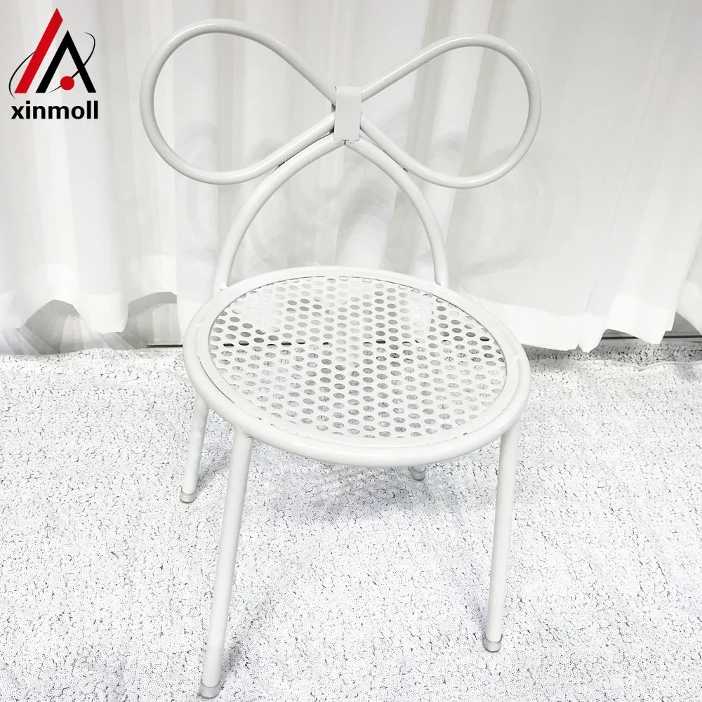 FOSHAN XM hot sale event chairs party banquet rental kids pink bow chairs