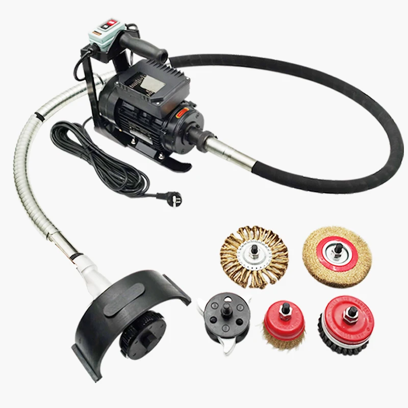 Electric Scaling Machine with Flexible Drive Shaft Scaling Cutter Head Blade Heads De-Scaler Machine