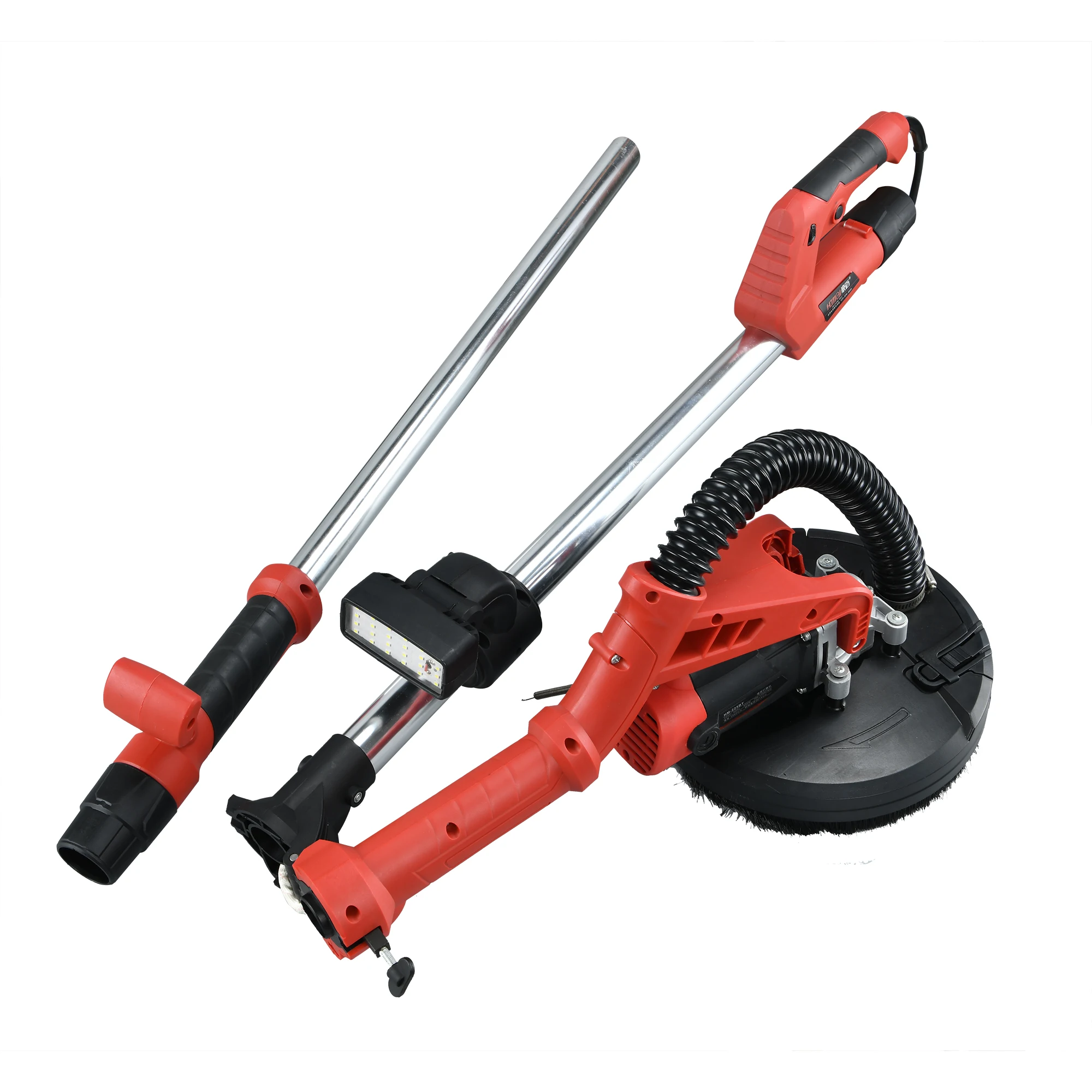 HM 225BT Portable Drywall Sander Unique Design Wall Sanding Machine Electric Ceiling Sander with Big Light