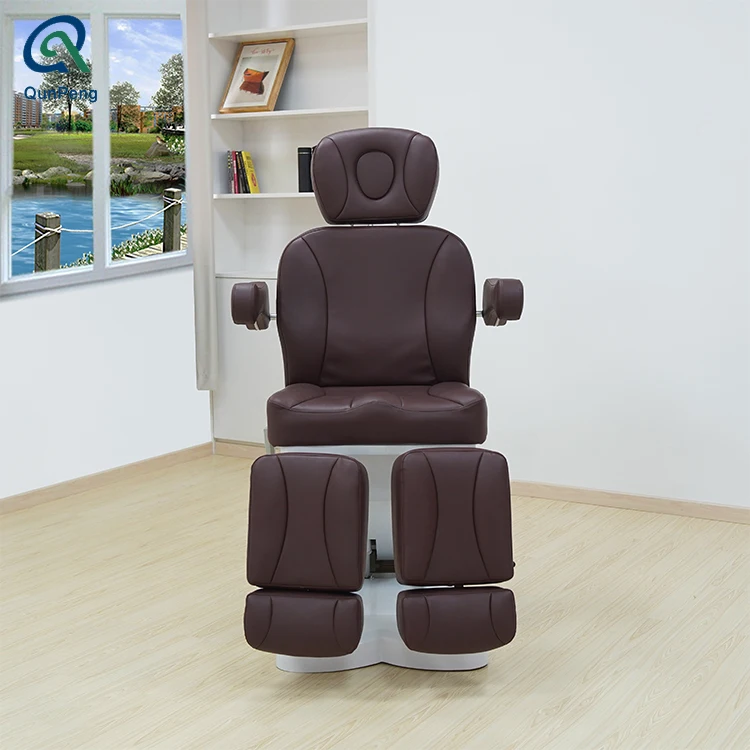 Оптовая продажа, роскошная мебель для салона, электрическая складная кровать, наклонный Электрический стул для спа