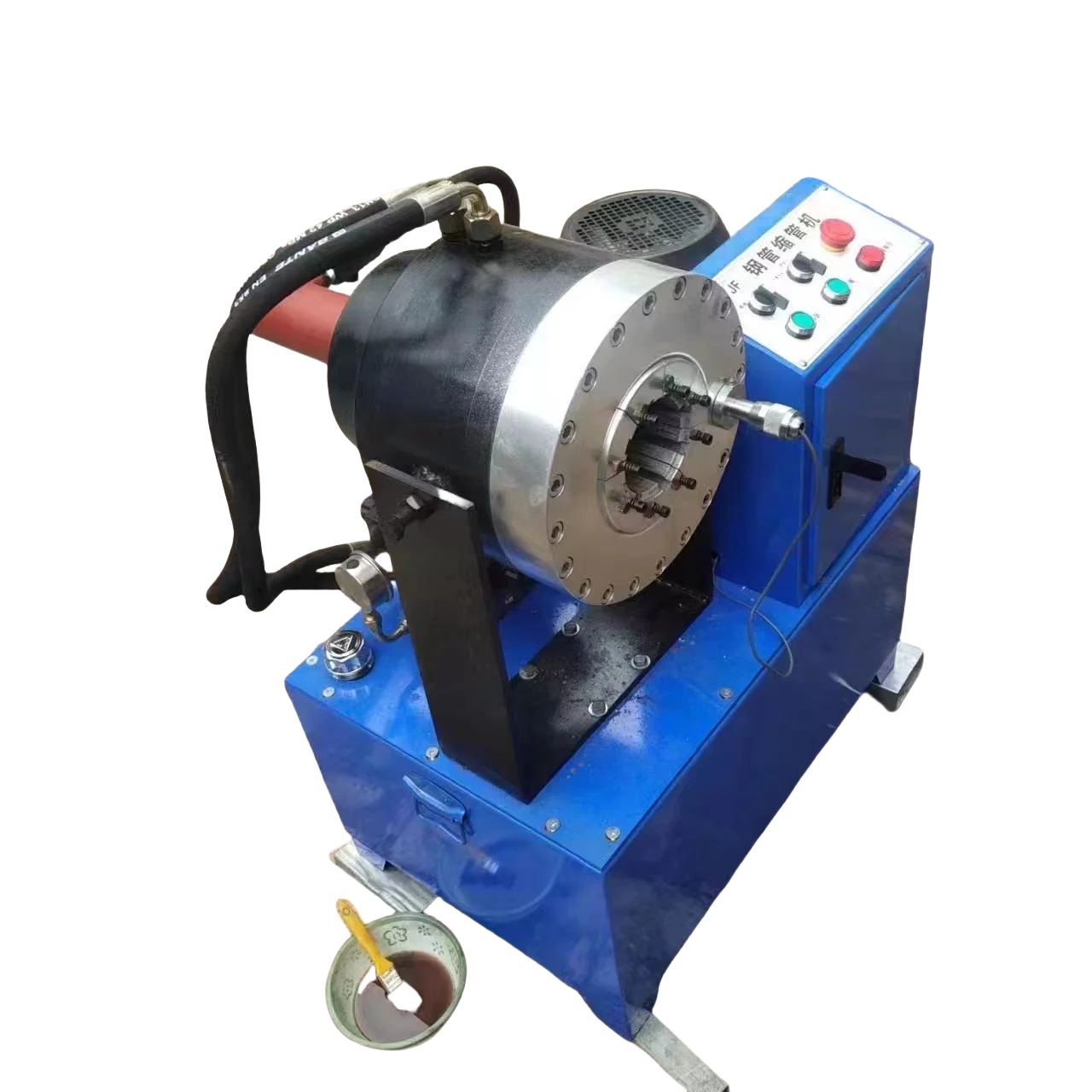 Pipe Shrinking Machine Steel Pipe Tube Head Reduce Diameter Joints Pressing Pipe End Forming Machine Tube Reducing Machine