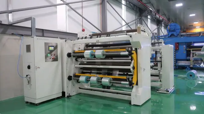 
Packaging film flexible laminates slitter-rewinder slitting machine 