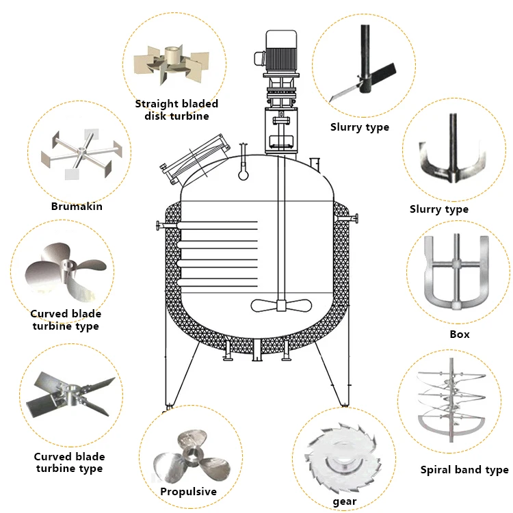 Soap Bar Homogenizer 100 Lt Peanut Butter 1000 Liter Open Top Mixing Tank