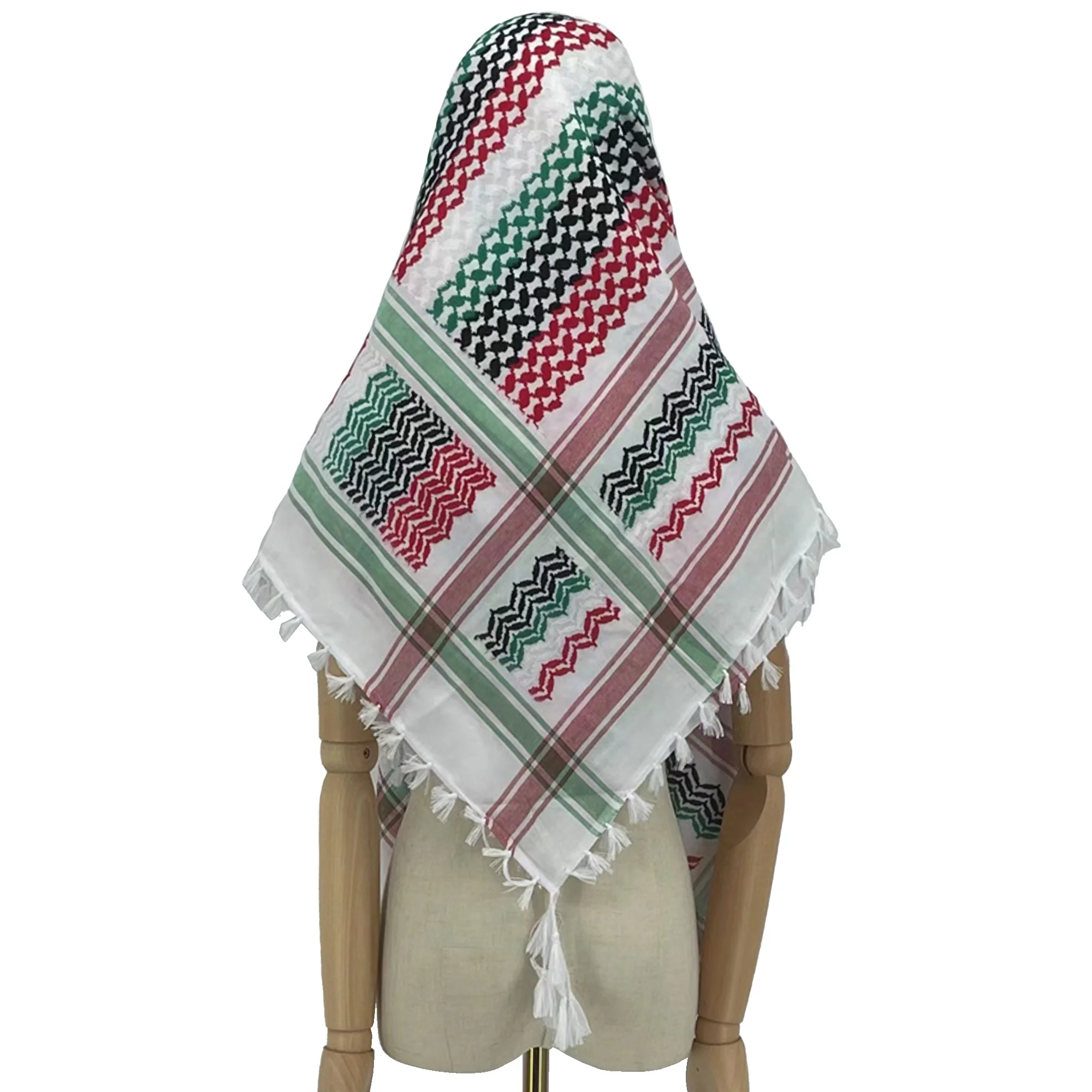 Yemeni Saudi Shemagh Arab Scarf Men,Cotton Fabric Arafat Palestinian Keffiyeh Scarf,Filistin Shawl Headscarf Palestine Keffiyeh