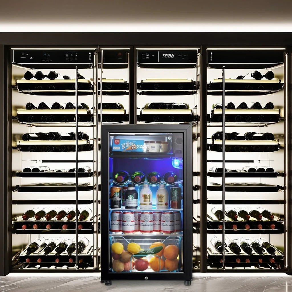 Best Selling China Manufacturer Hotel Home Office Use Mini Refrigerator Glass Door Drink Refrigerator