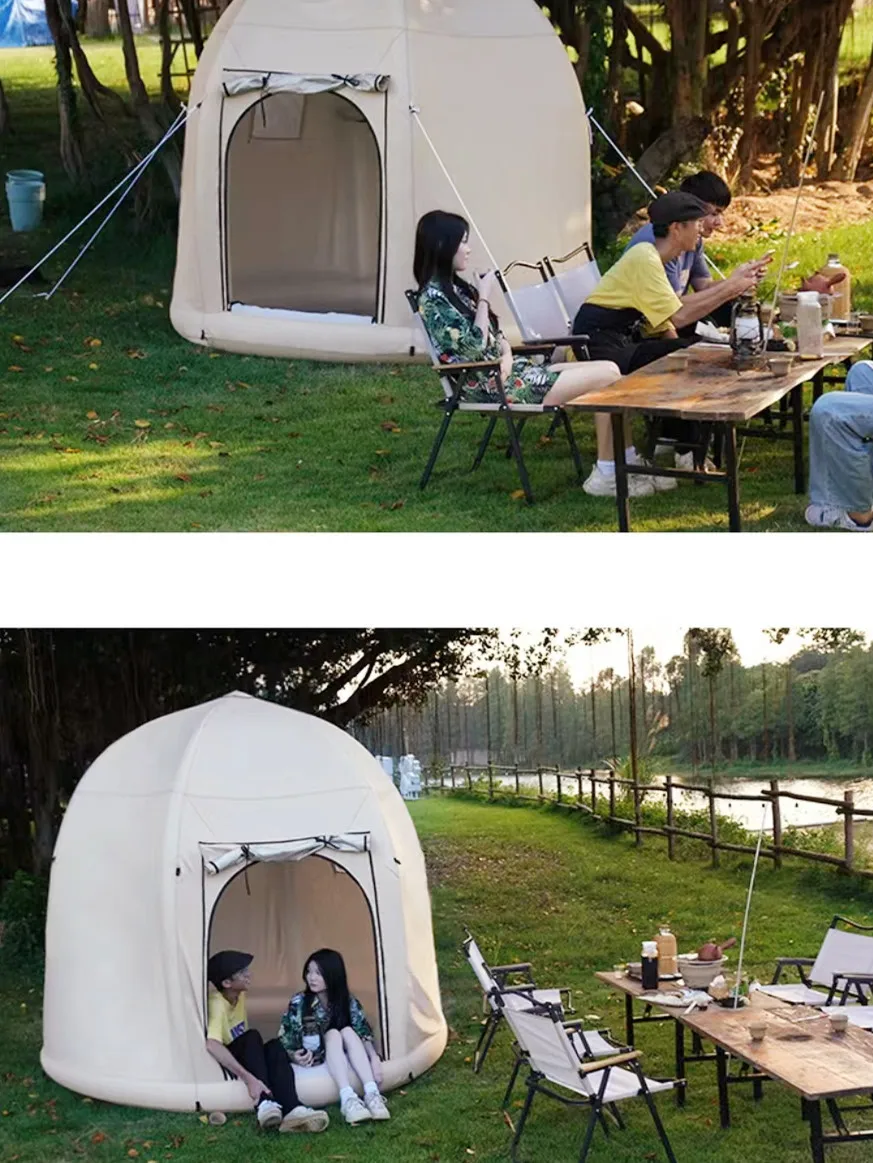 Round  Inflatable Air Automatic Tent For Outdoor Camping Tent