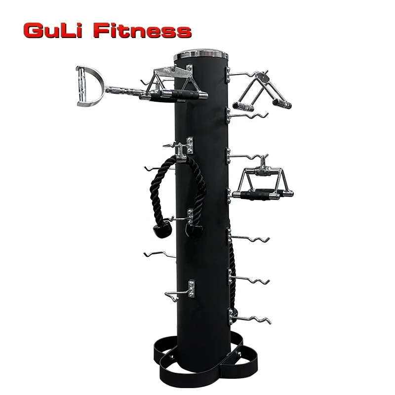 LAT Pulldown Bar Storage Holder LAT Pulldown Attachments Storage Stand Gym Equipment Cable Machine Attachment Storage Rack