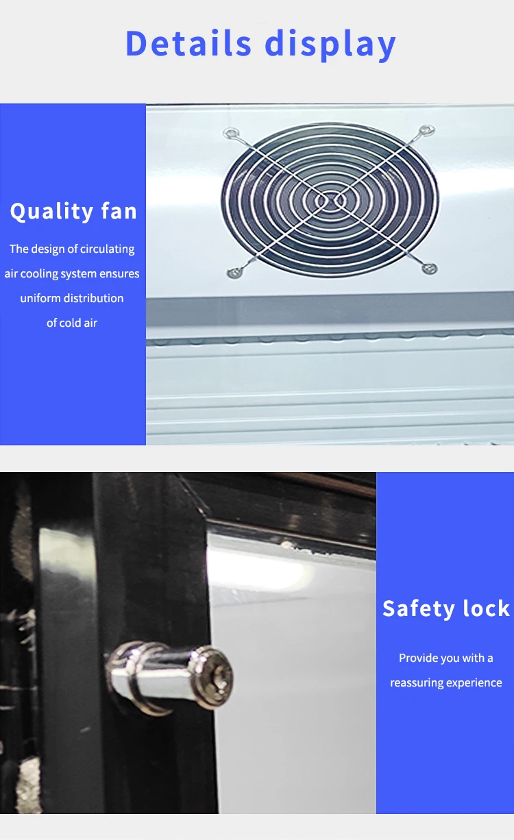 Commercial Beer Beverage Fridge Display Stainless Steel Single Door Cold Drink Vertical Fridge Refrigerator