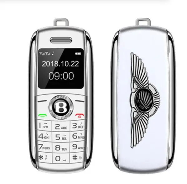 Mini Card Mobile Phone X8 BT Dialer 0.66 Inch With Hands Mini Telephone MP3 Magic Voice Dual Sim Small Pocket CellPhone