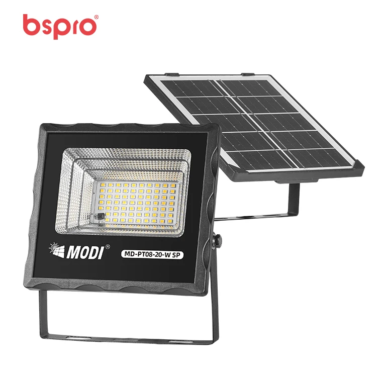 Bspro Garden Lights Led Field Outdoor Lamp Powerful Solar Flood Light 20W