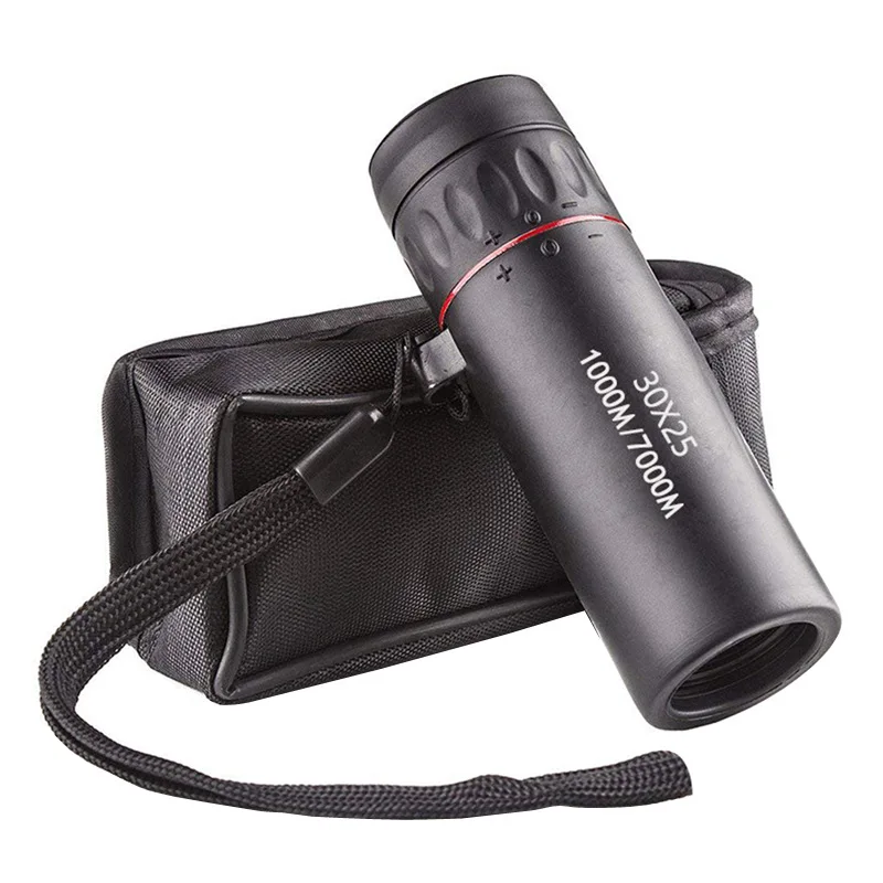 Portable 30x25 Mini Monocular Binoculars Waterproof Outdoor Camping Vision Far Mirror Cross-Border E-Commerce Pocket Telescope