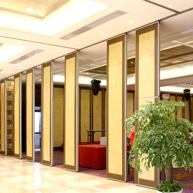 Противопожарные работоспособна складные перегородка двери для зажима Пакистан Лахор Банкетный зал