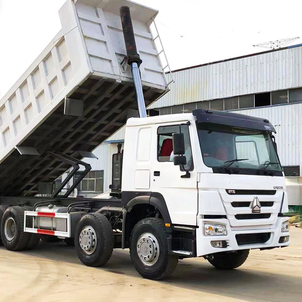 China Brand New Howo Dump 12 Wheeler 8x4 6x4 Sinotruk 371 Hp 30 35 40 50 Ton 40t 50t Sino Sand Mine Tipper Truck
