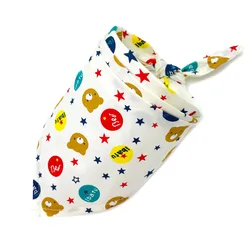 Manufacturer wholesale design pattern printed cotton pet accessories dog bandanas