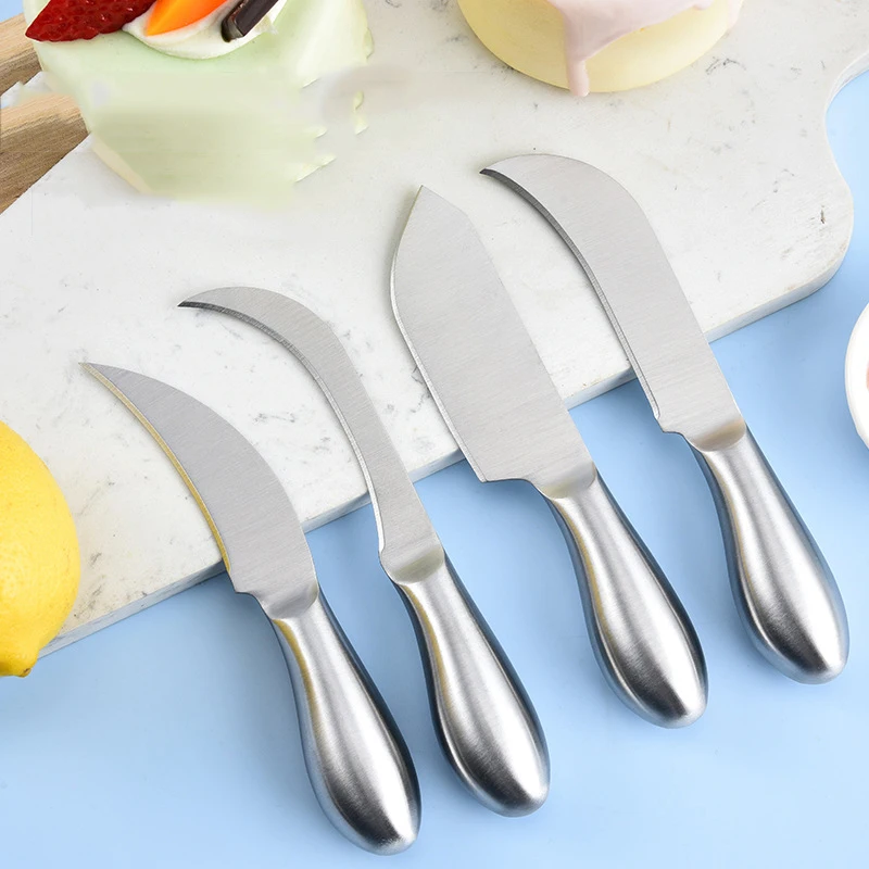 4Pcs Wholesale Commercial Kitchen Stainless Steel  Lemon Mango Banana Peeler Set Fruit Paring Set