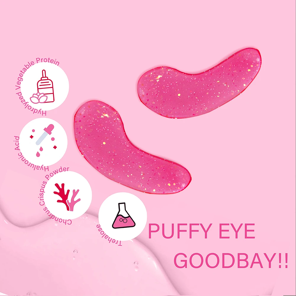 New Hydrogel Eye Mask Patch For Reduce Dark Circles, Puffy Eyes,  Wrinkles