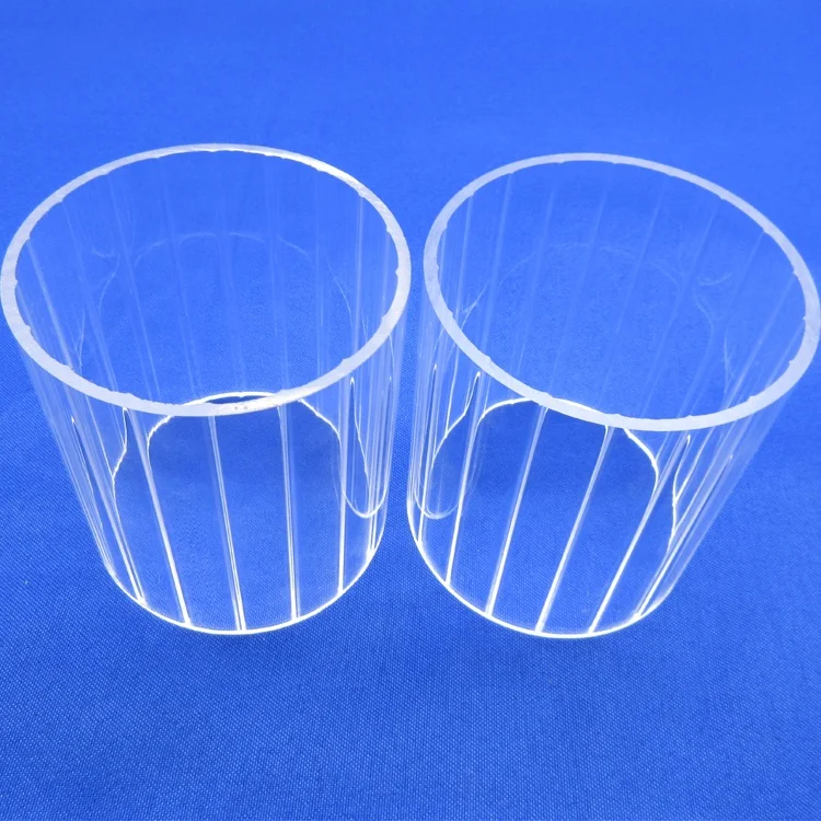 clear plastic cylinder oval tube